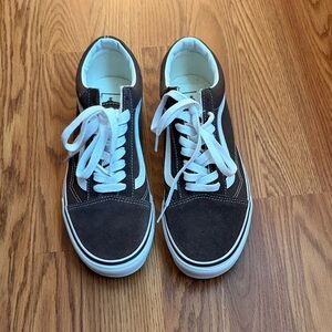 Vans Brown and White Men's Sneakers